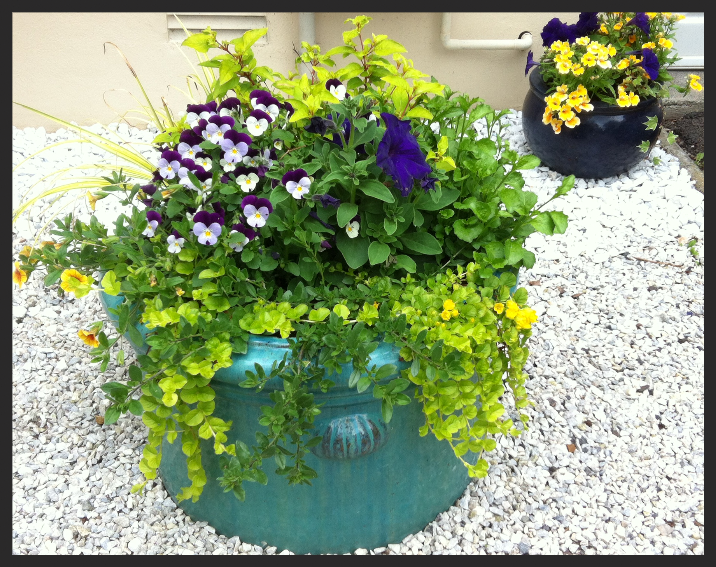 Classic patio planter