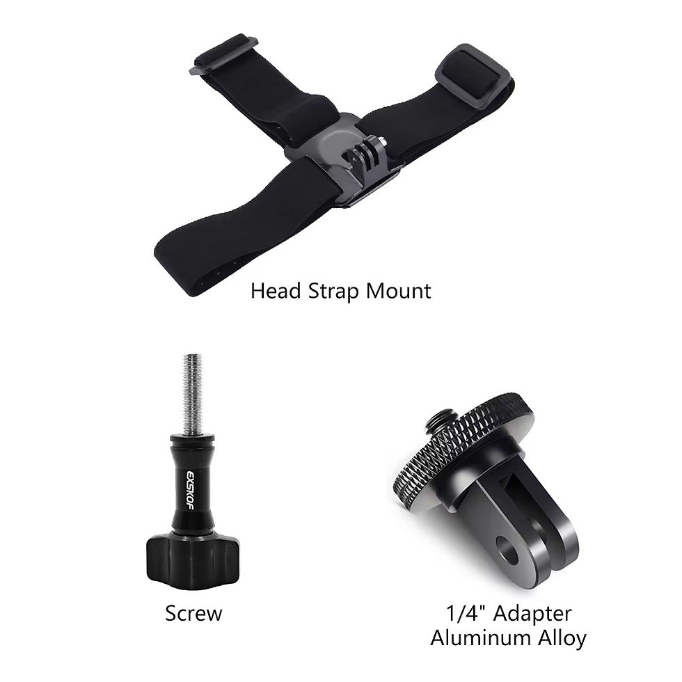 Thumbnail: Head Strap Mount Wearing Headband Holder For Gopro Hero 13 12 11 10 9 8 7 6 5 AK