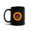 Thumbnail: Circle & Flame Black Glossy Mug