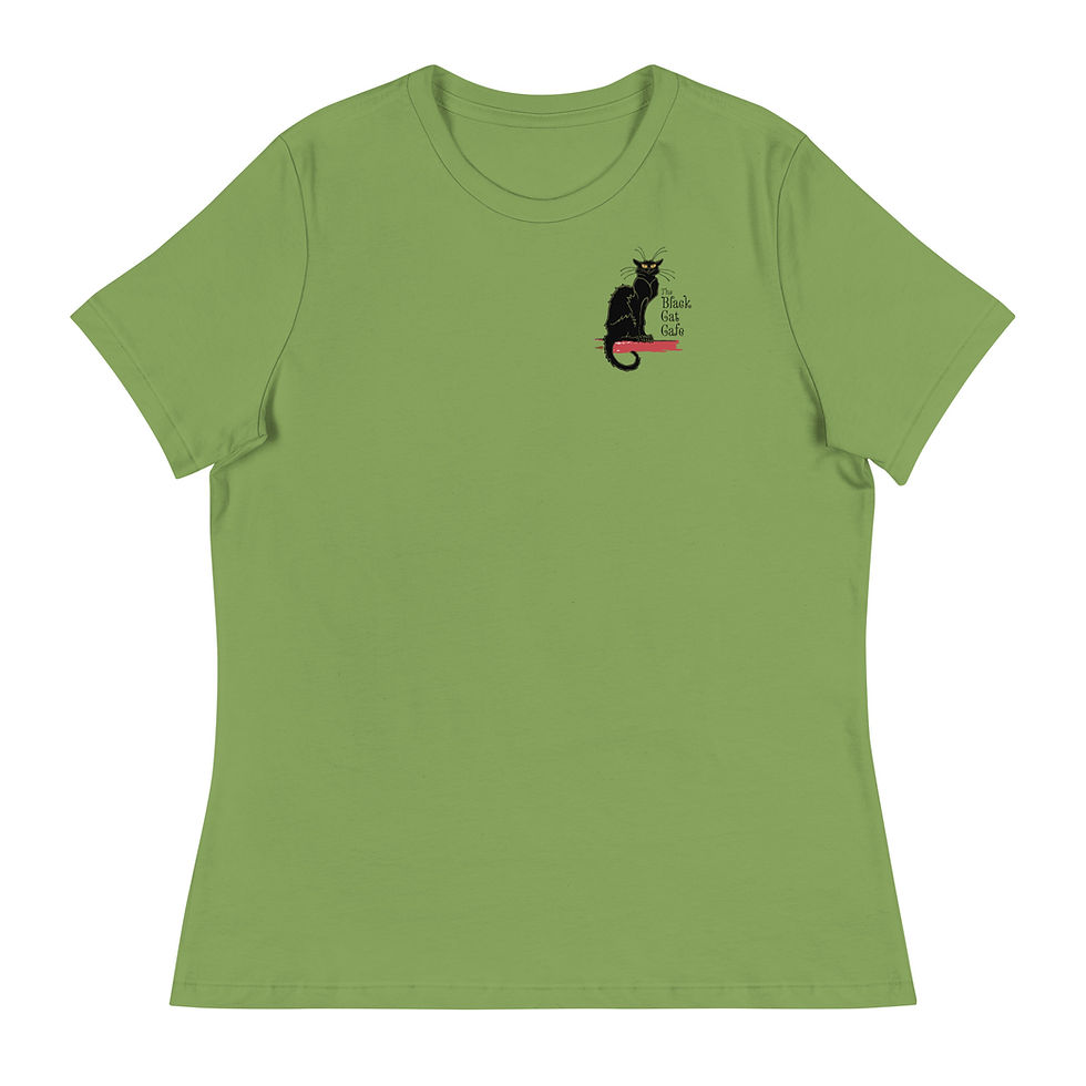 Thumbnail: Black Cat Cafe:  Women's Relaxed T-Shirt