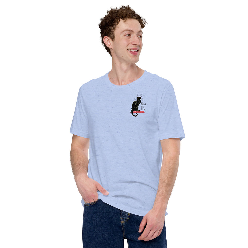 Thumbnail: Black Cat Cafe:  Unisex t-shirt new