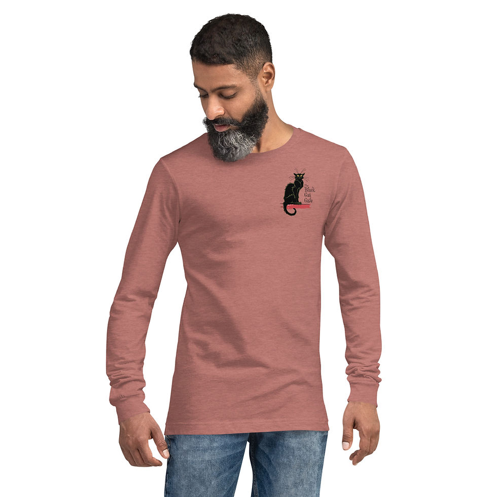 Thumbnail: Black Cat Cafe:  Unisex Long Sleeve Tee