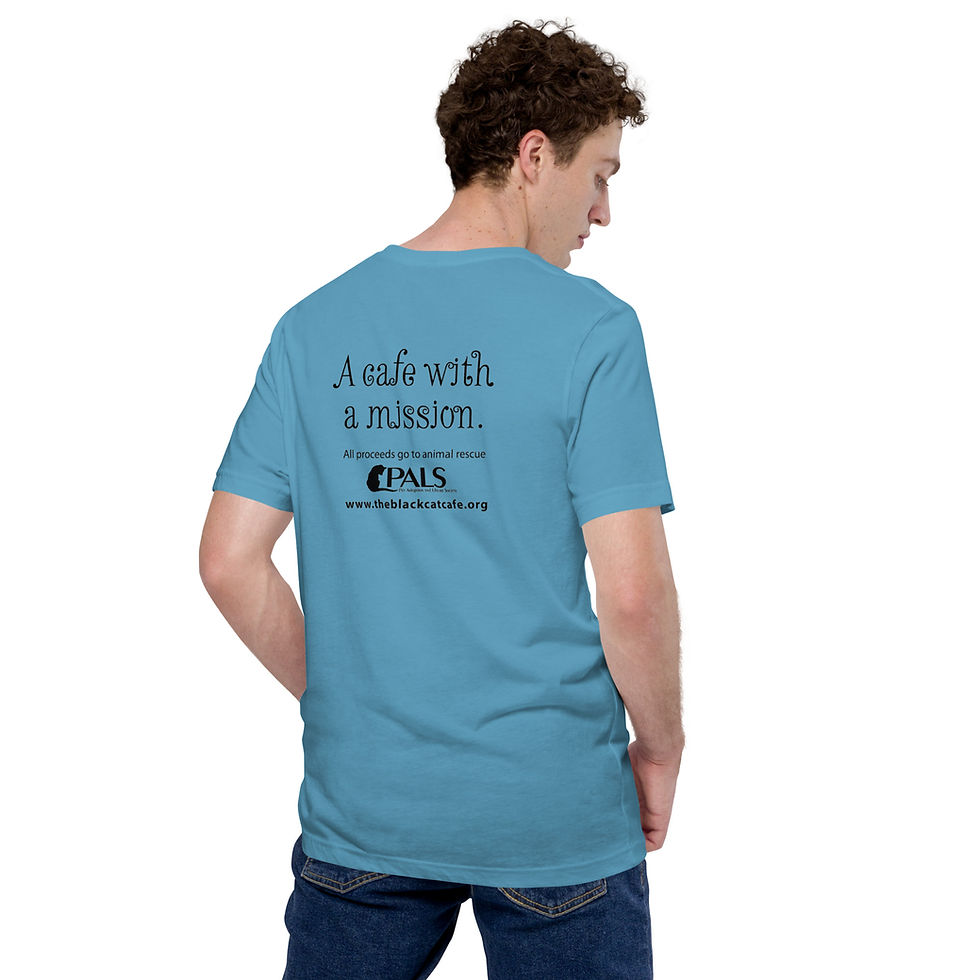 Thumbnail: Black Cat Cafe:  Unisex t-shirt new