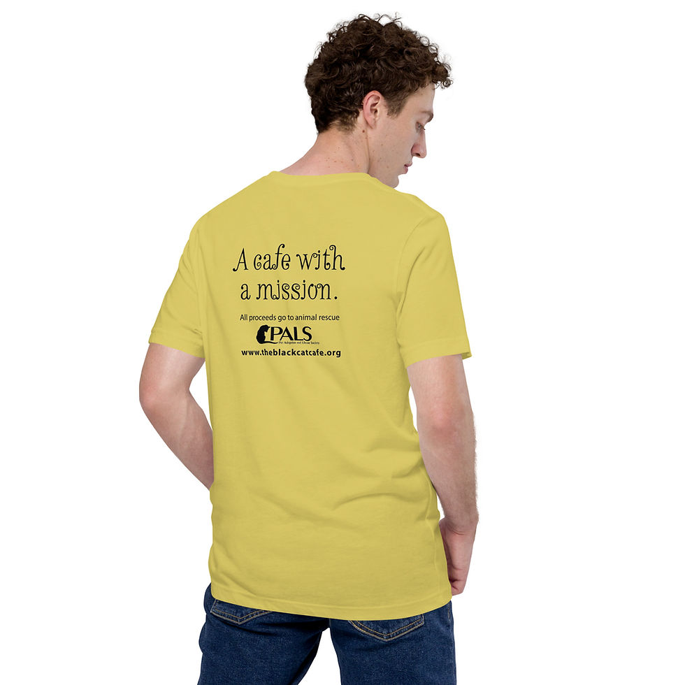 Thumbnail: Black Cat Cafe:  Unisex t-shirt new