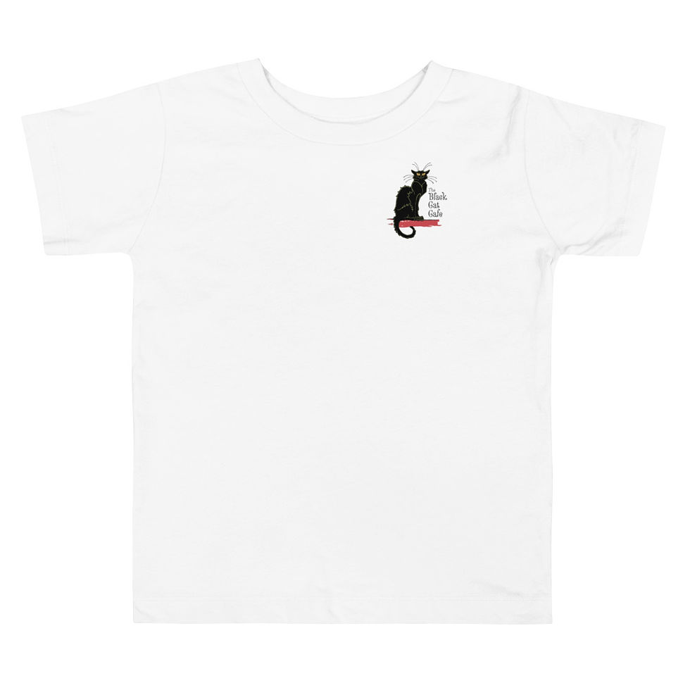 Thumbnail: Black Cat Cafe:  Toddler Short Sleeve Tee