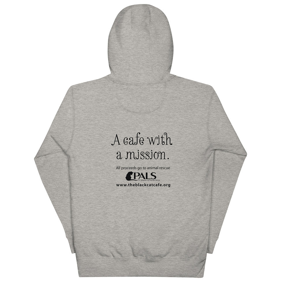 Thumbnail: Black Cat Cafe:  Unisex Hoodie