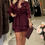 Thumbnail: Elegant Bordeaux Jumpsuit&Dress