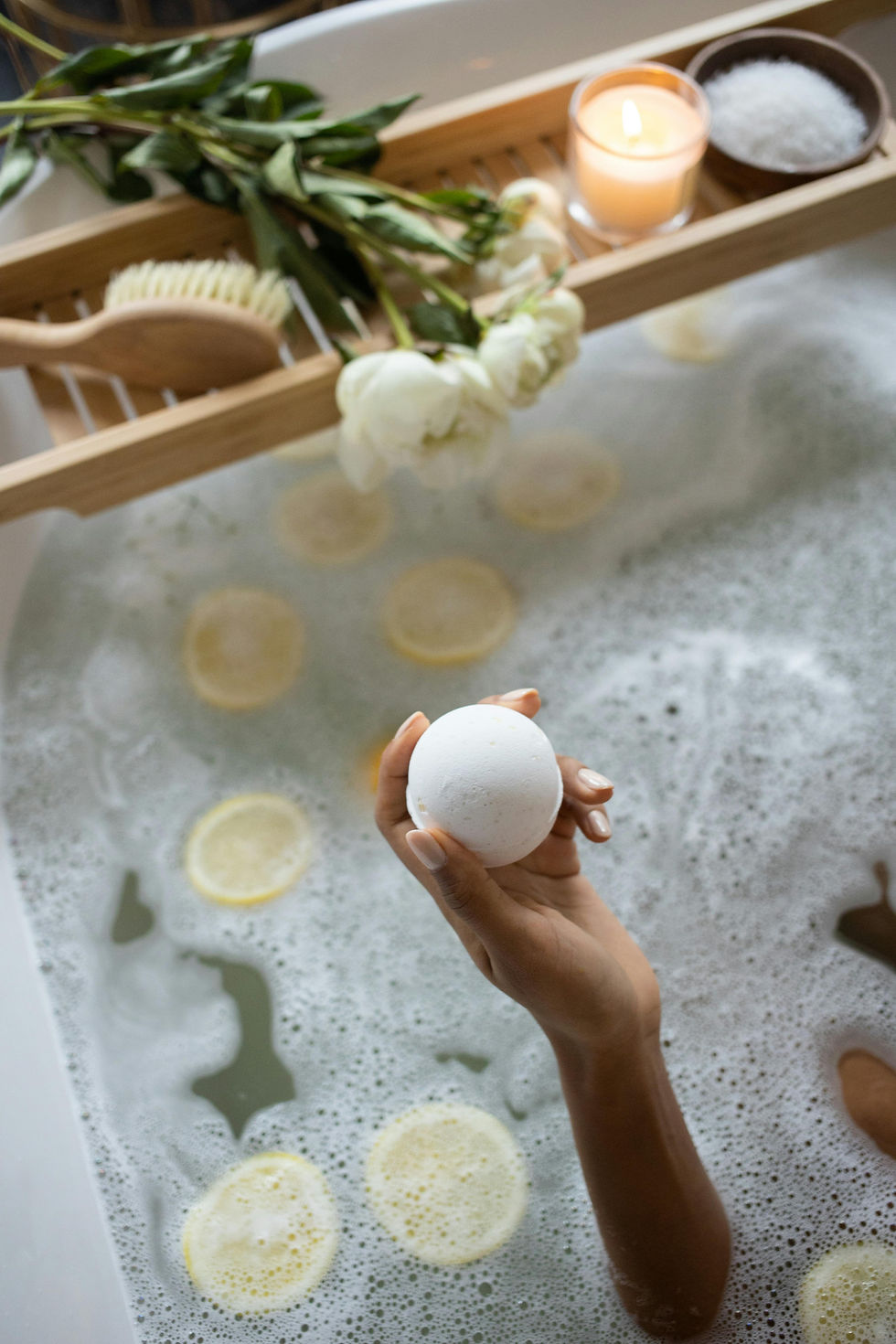 A vibrant collection of bath bombs showcasing their variety and visual appeal