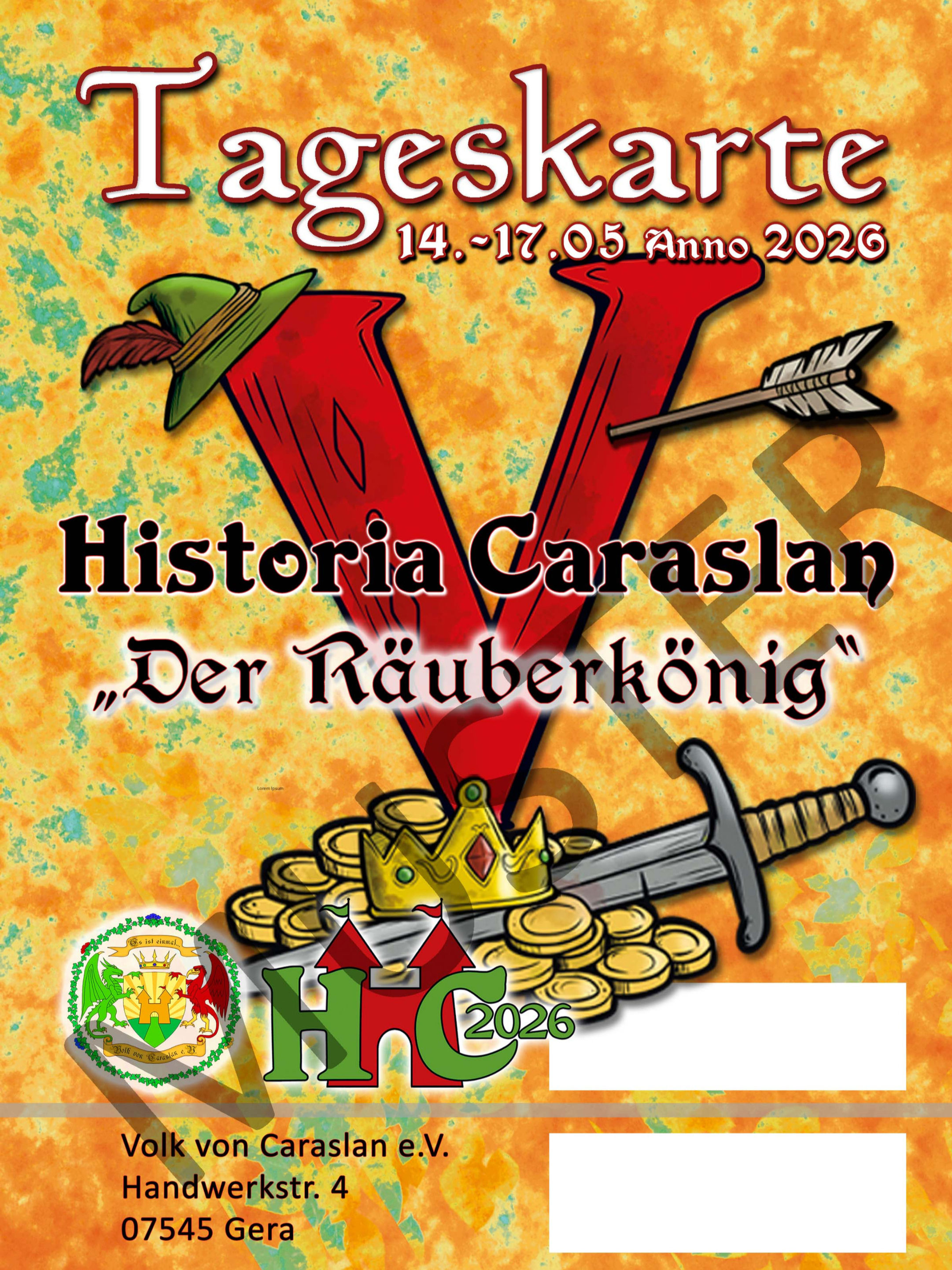 5. Historia Caraslan - Tageskarte