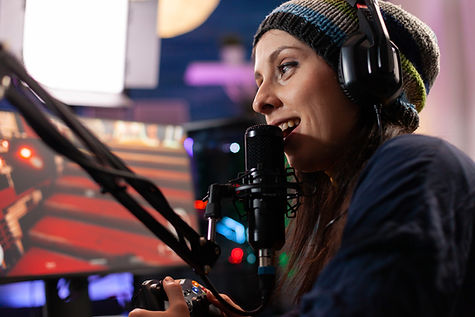 Streamer jogando