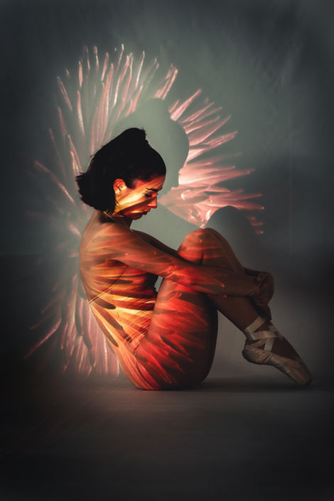 Lorena als Backdrop, colored.