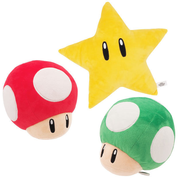 Miniatura: Bloque con 3 Figuras de Peluche Super Mario Bros