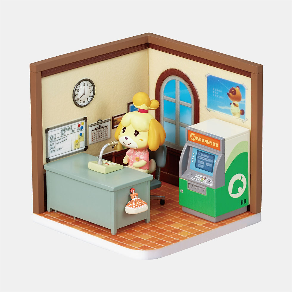 Miniatura: Animal Crossing Set 6 Figuras Happy Room Nintendo Japón [Apartar]