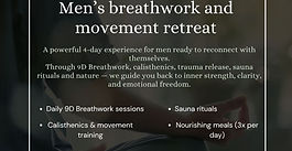 🌲 MEN’S RETREAT — Reconnect. Release. Rise.