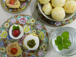 #Receita1 - Canapés de Pão de Queijo