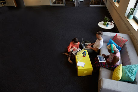 Students studying