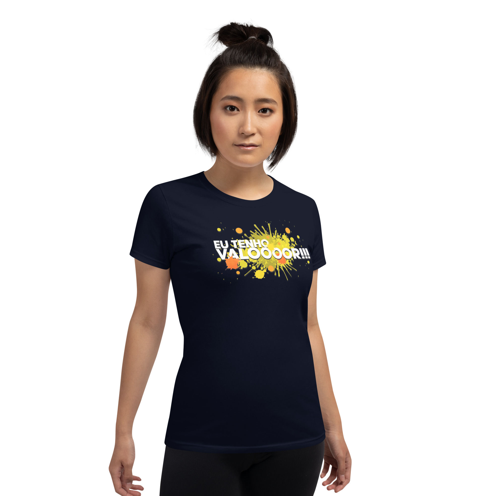 EU TENHO VALOR / Camiseta feminina manga curta