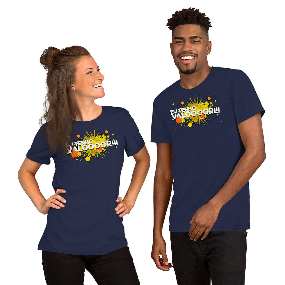 Thumbnail: Unisex t-shirt / EU TENHO VALOR!