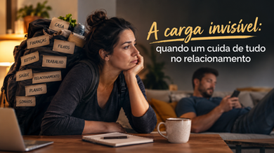A carga invisível: quando um cuida de tudo no relacionamento