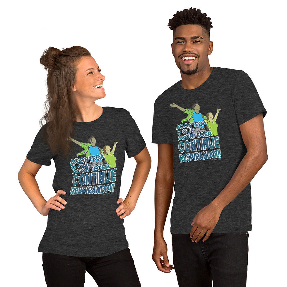 Miniatura: CONTINUE RESPIRANDO / Camiseta Unissex