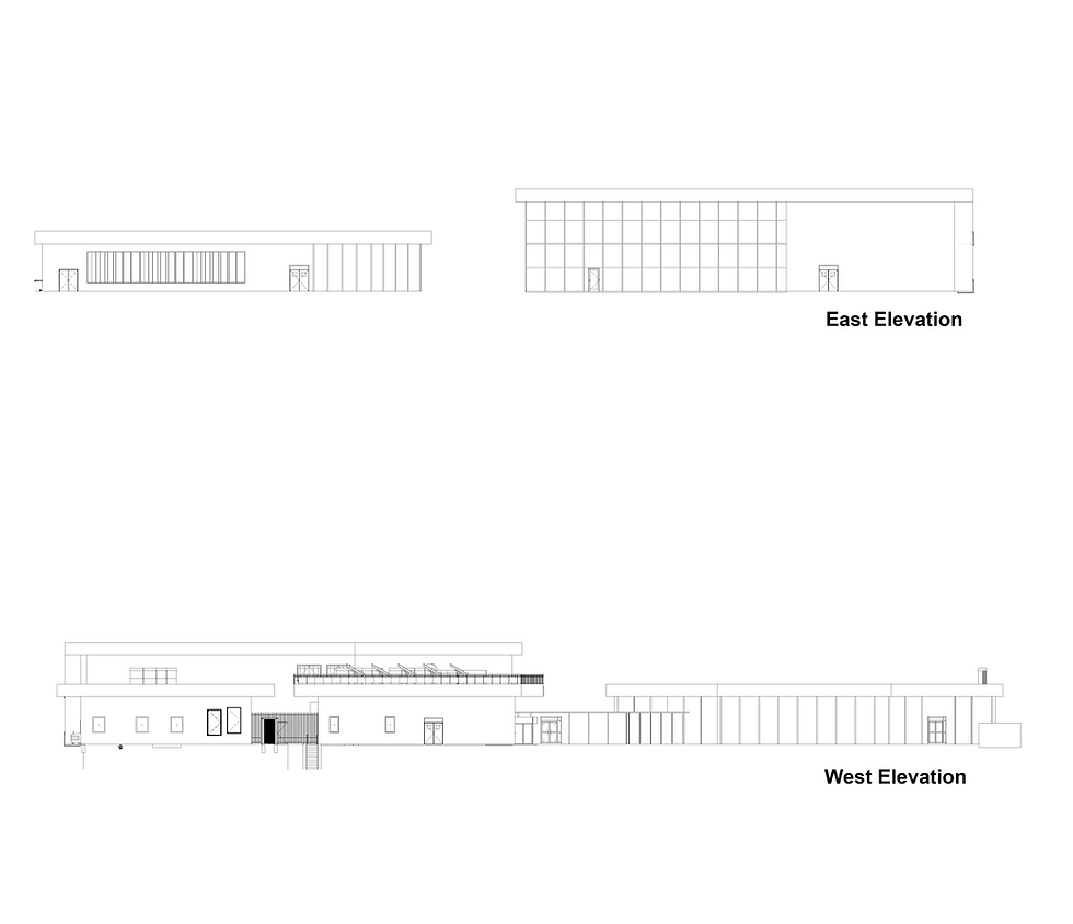 East & West Elevation
