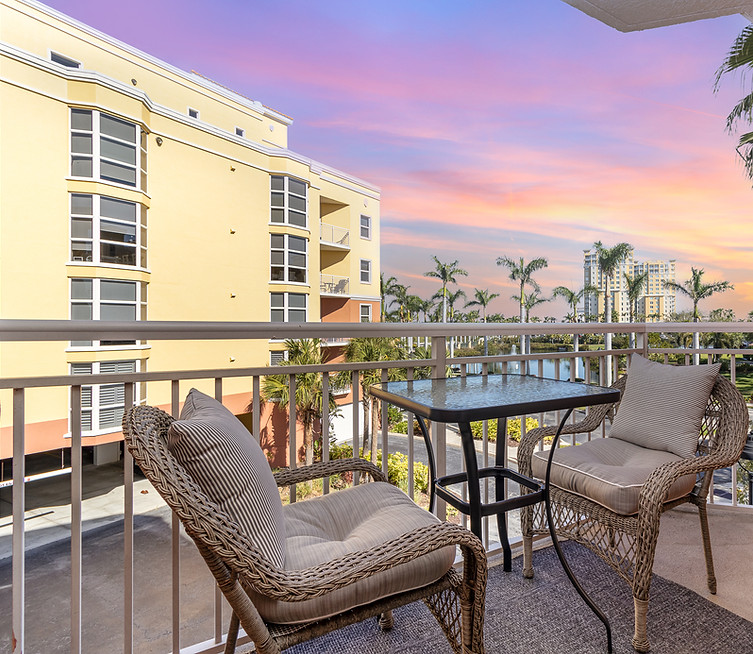 A stunning virtual twilight edit of a home in a resort-style community in Manatee County, showcasing the property at dusk.