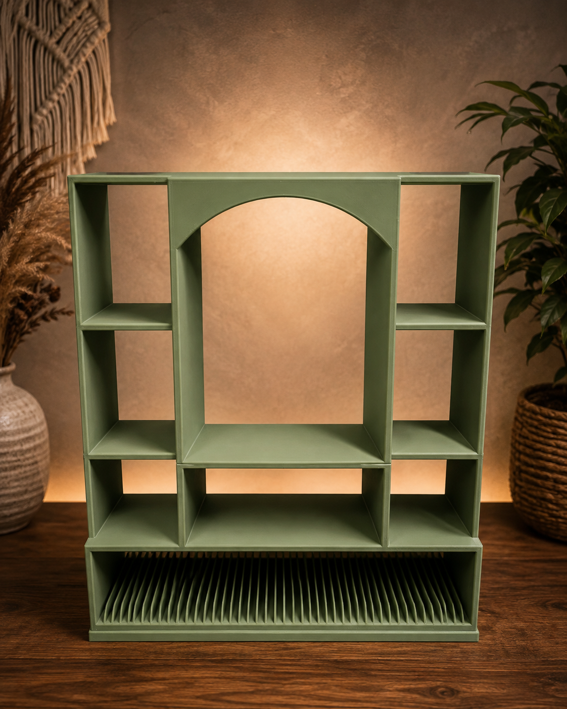 Entertainment Center No trim + arch