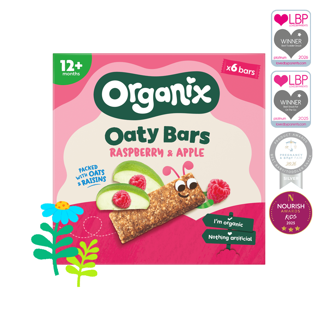 Organix Raspberry & Apple Soft Oaty Bars