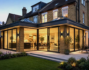 Modern wraparound extension in Barnet wi