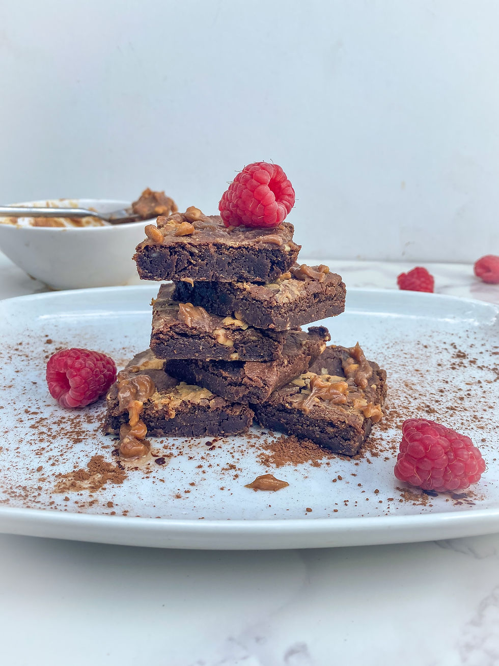 Vegan Peanut butter Brownies
