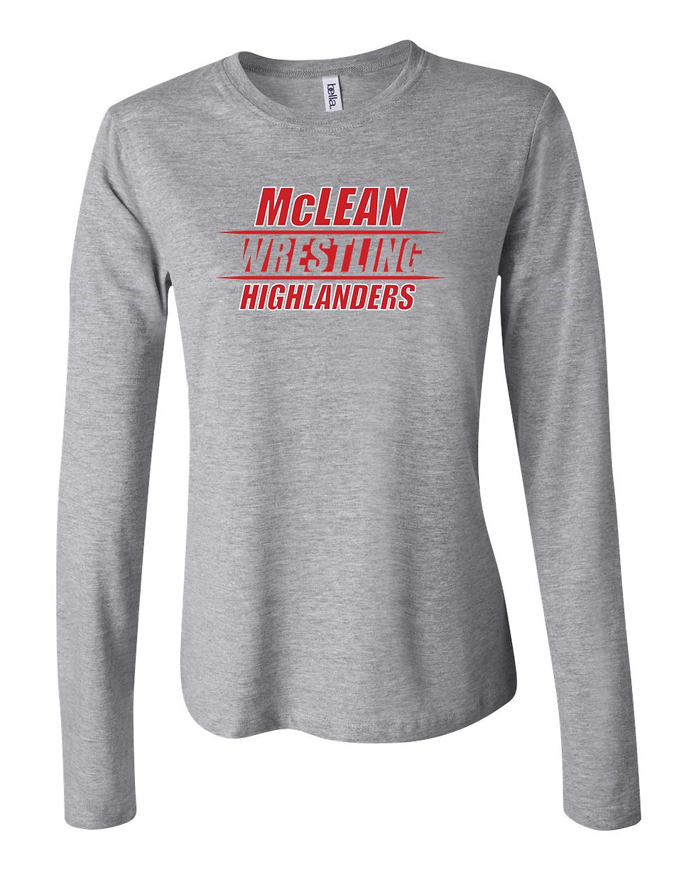 Thumbnail: MCWR - Bella + Canvas - Women's Relaxed Long Sleeve Jersey Tee