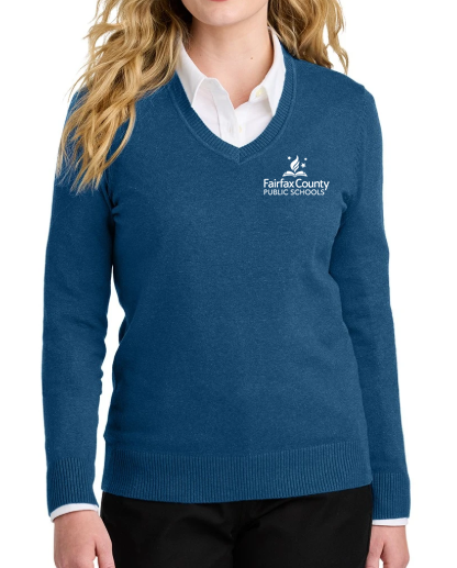 FCPS - Port Authority Easy Care V-Neck Sweater