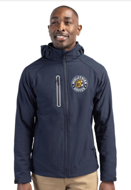 Midlothian SC - Clique Waterproof Softshell F/Z Hooded Jacket (Men's and Women's