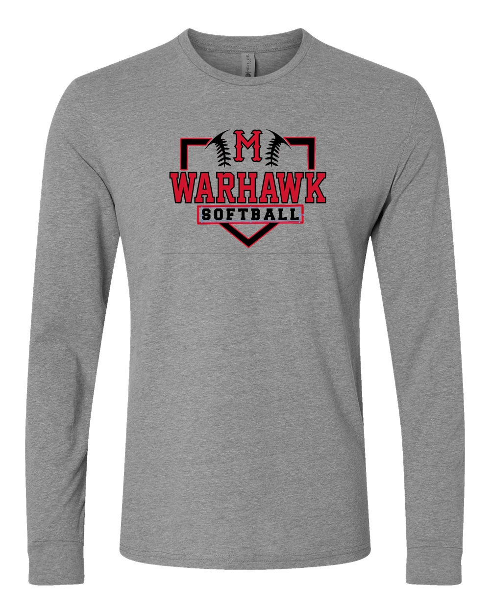 MDSB - Next Level - CVC Long Sleeve Crew Tee