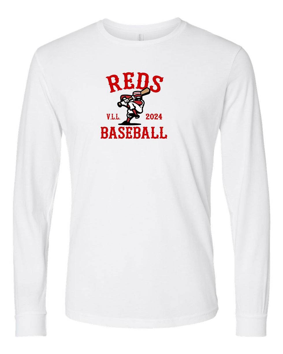 Thumbnail: Reds - Next Level - CVC Long Sleeve Crew Tee