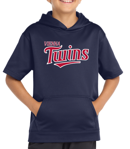 Thumbnail: VLL Twins - Sport-Tek® Youth Sport-Wick® Fleece Short Sleeve Hooded Pu