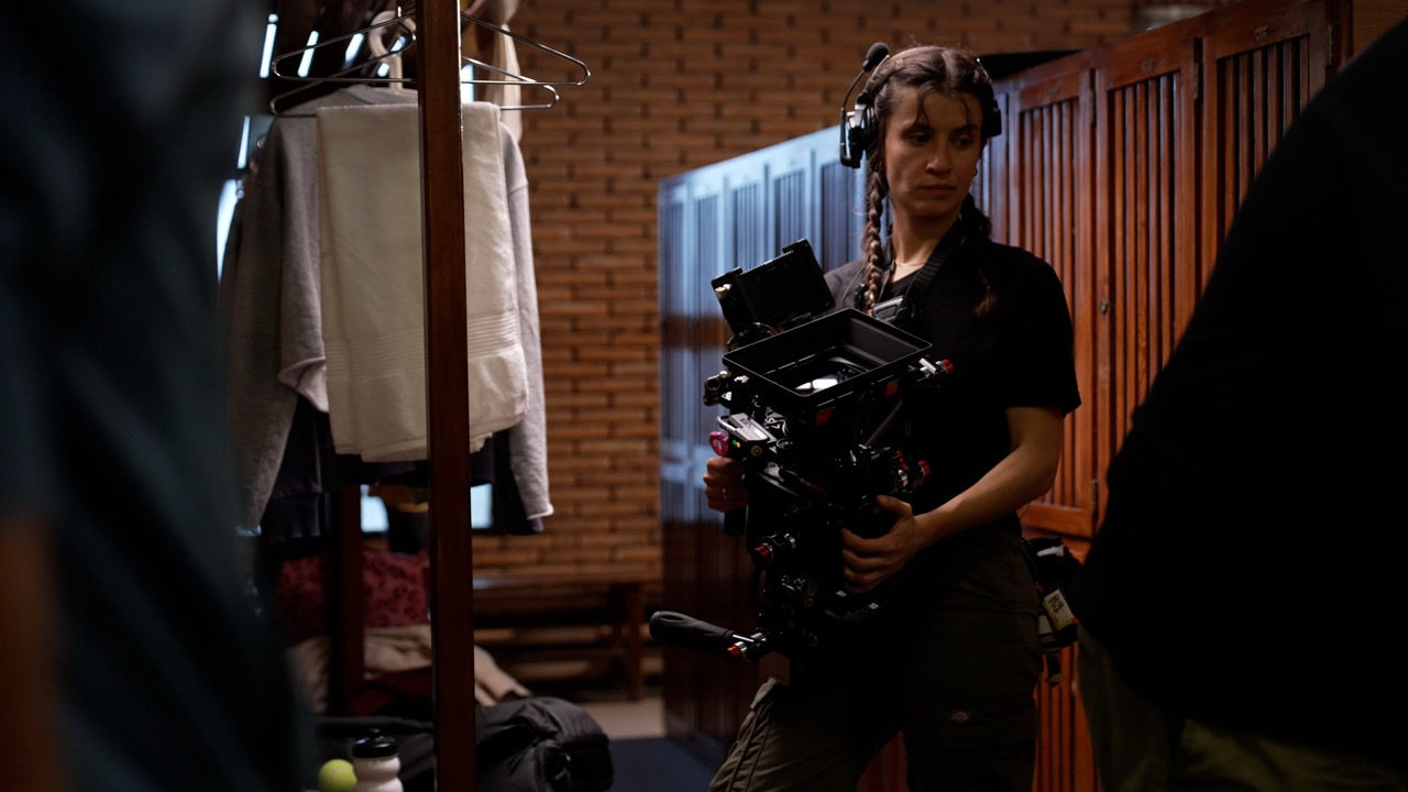 1st AC with alexa mini camera