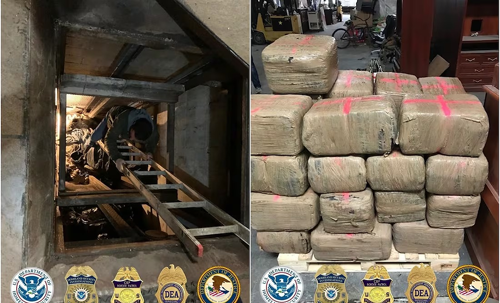 El contrabando consistía de dos toneladas de diversas drogas, a diferencia de otros anteriores que consistían mayormente de marihuana.