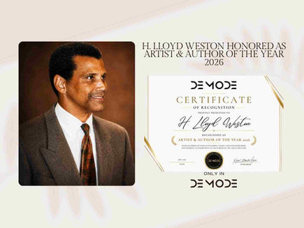 H. Lloyd Weston Honored as Artist & Author of the Year 2026