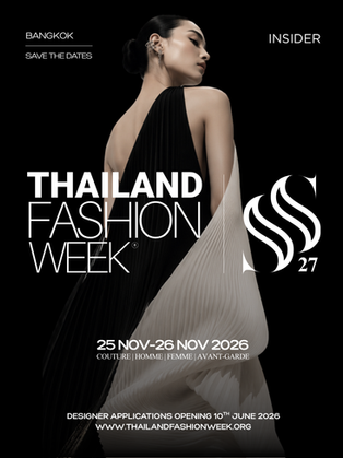 Save the Dates: Thailand Fashion Week SS27 Arrives in Bangkok on 25–26 November 2026