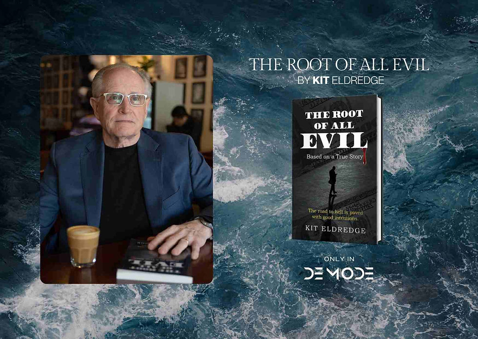 The Root of All Evil: Kit Eldredge's Journey in Crafting Words That Leave a Lasting Legacy