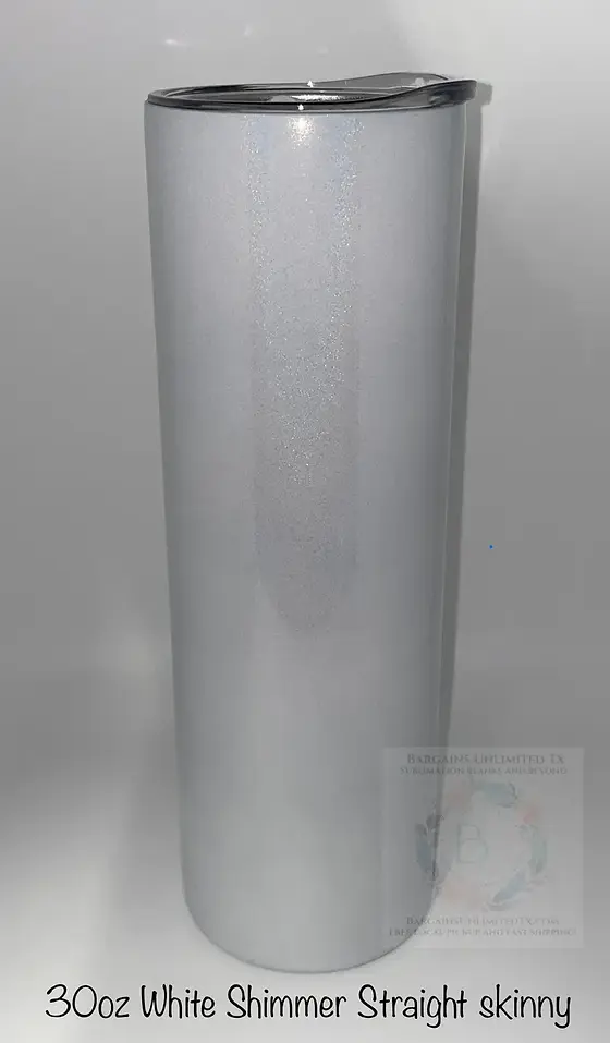 Sublimation holographic / shimmer 30 oz skinny tumbler