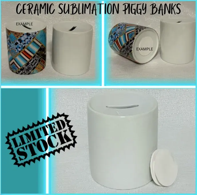 11oz Ceramic Piggy Bank