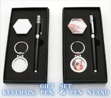 Key Chain, Pen Holder,& Pen Gift Set