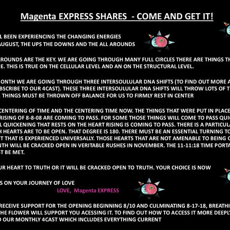 Magenta EXPRESS SHARES ~ COME AND GET IT