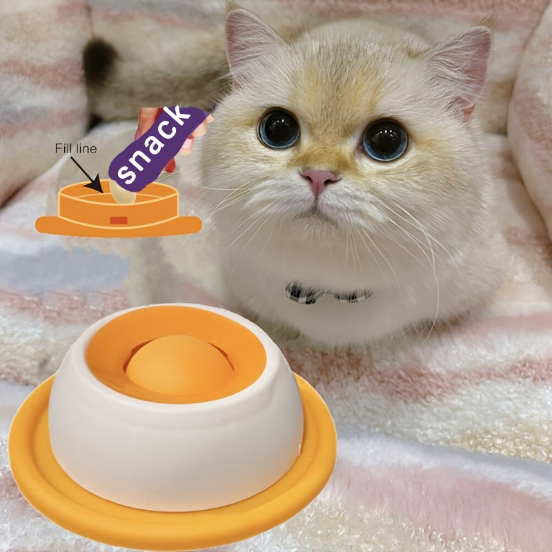 Thumbnail: Pet Lick Mat Yogurt Licking Plate Slow Feeder for Dogs & Cats - Interactive Snac