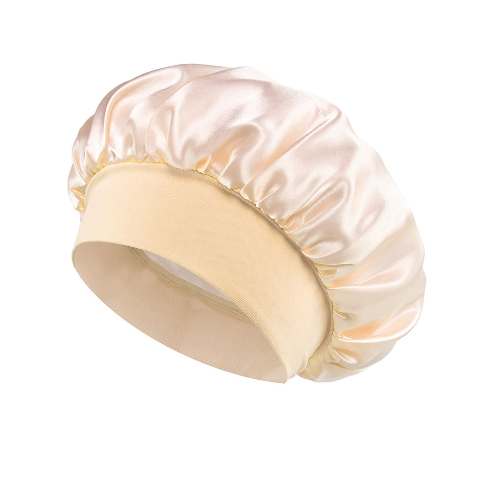 Thumbnail: Soft Silk-Satin Overnight Hair Bonnet
