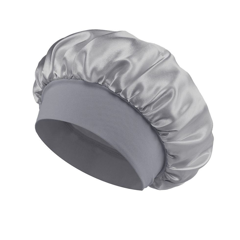 Thumbnail: Soft Silk-Satin Overnight Hair Bonnet