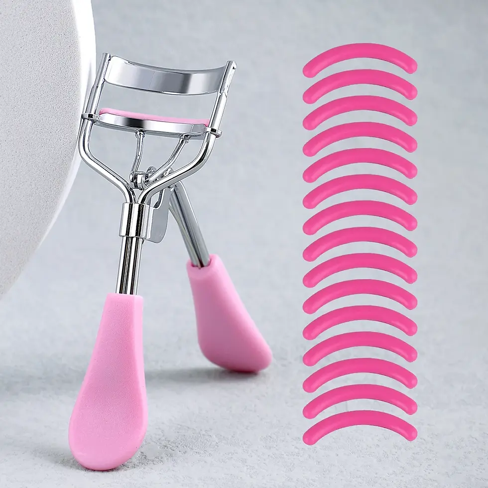 Thumbnail: Classic Stainless Steel Eyelash Curler with 15 Refills