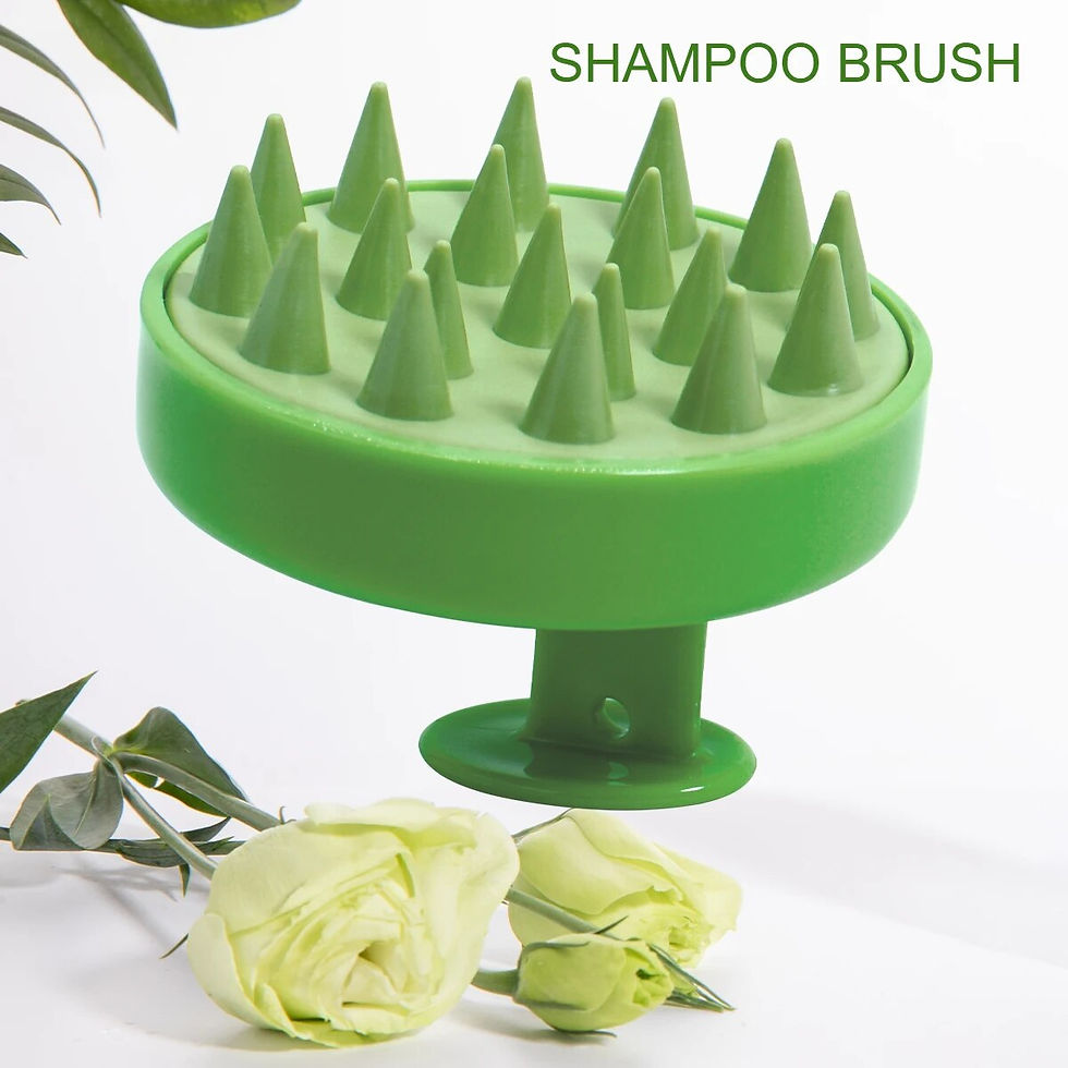 Thumbnail: Ergonomic Silicone Shower Brush for Scalp Care